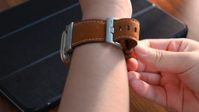 Amazon.com: Bouixel Leather Band for Apple Watch Ultra 3/2/1 Bands